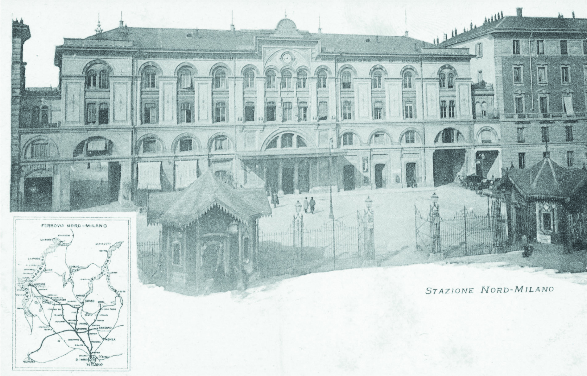 Piazzale Cadorna stazione FNM 1885