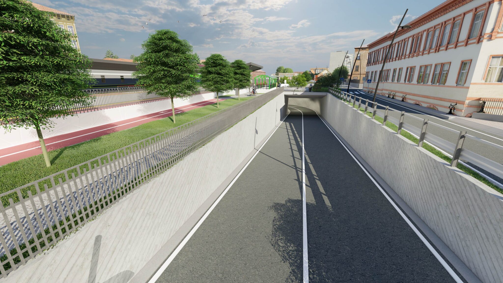 Sottopasso via Zeuner via Sanzio 2