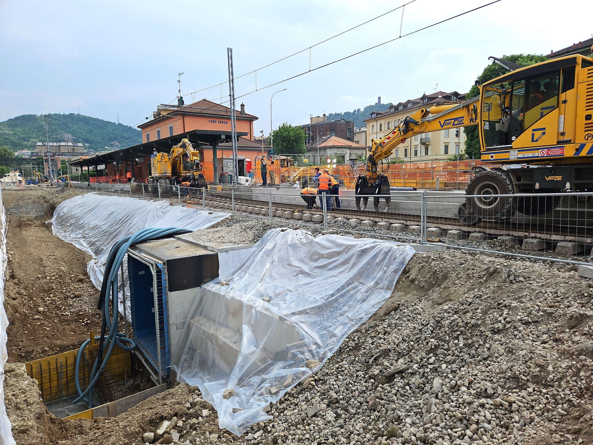 Realizzazione struttura sottopasso Como Borghi 2