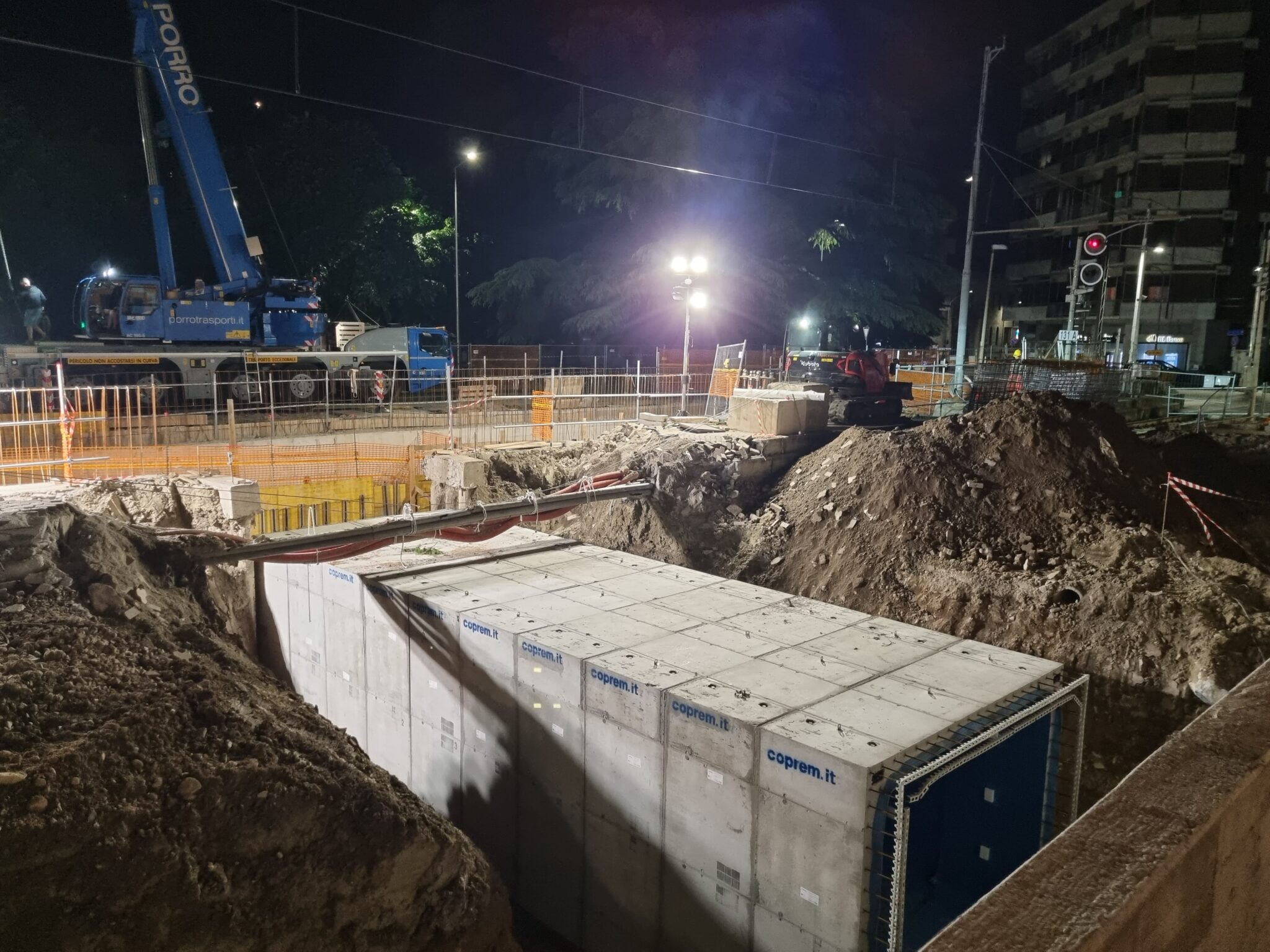 Realizzazione struttura sottopasso Como Borghi