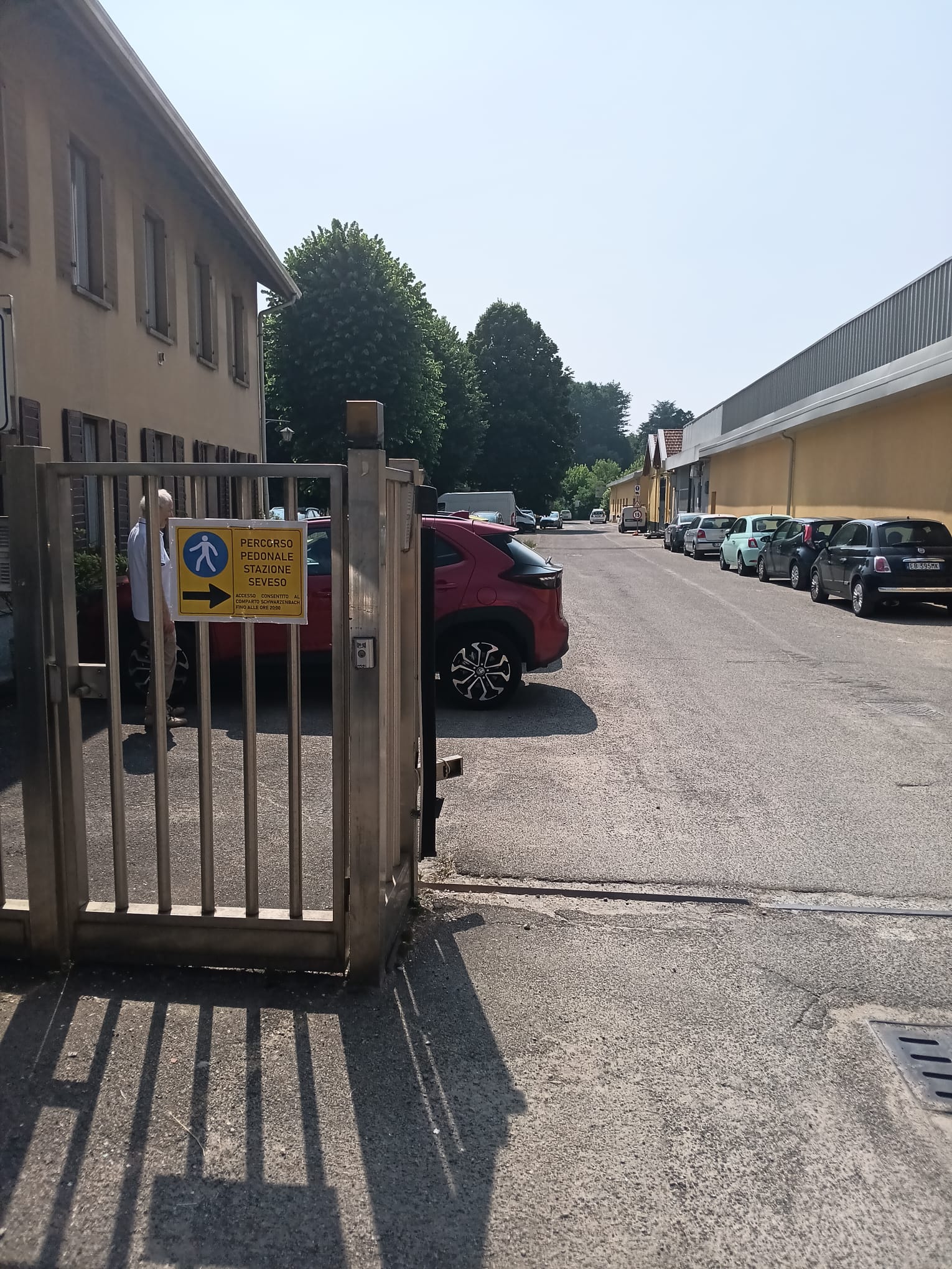 Ingresso comparto industriale Schwarzenbach