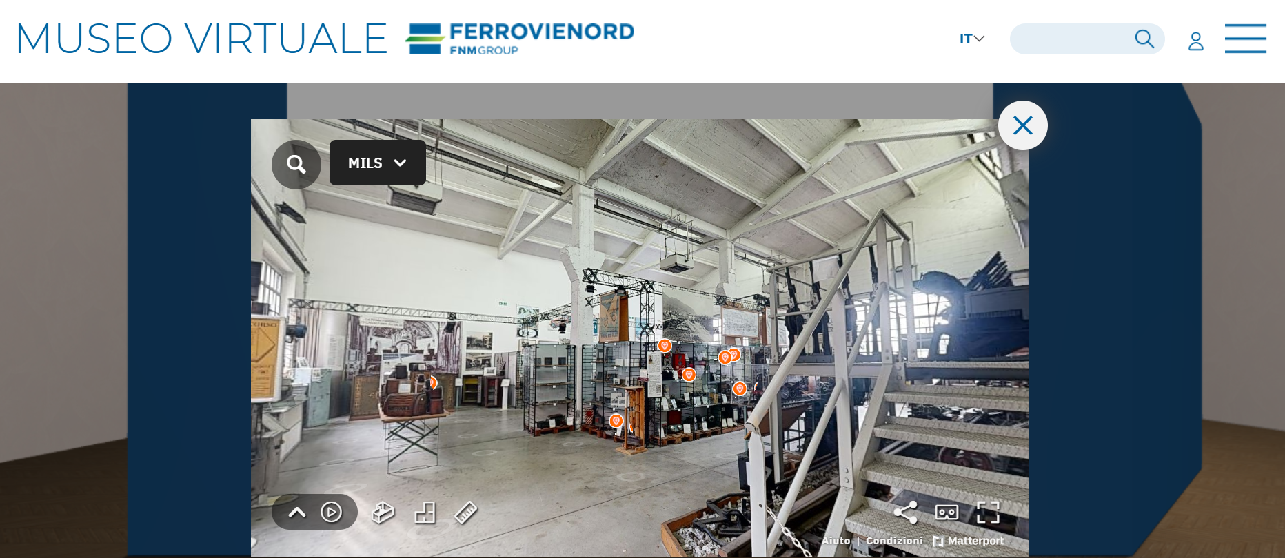 Museo virtuale - tour virtuale MILS