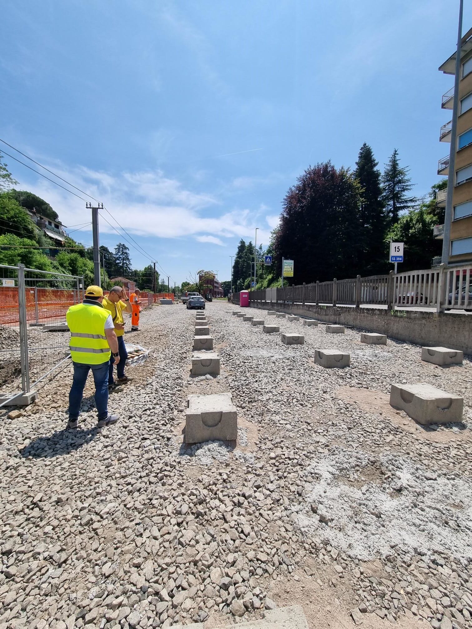 Cantiere raddoppio Gemonio Cittiglio 2