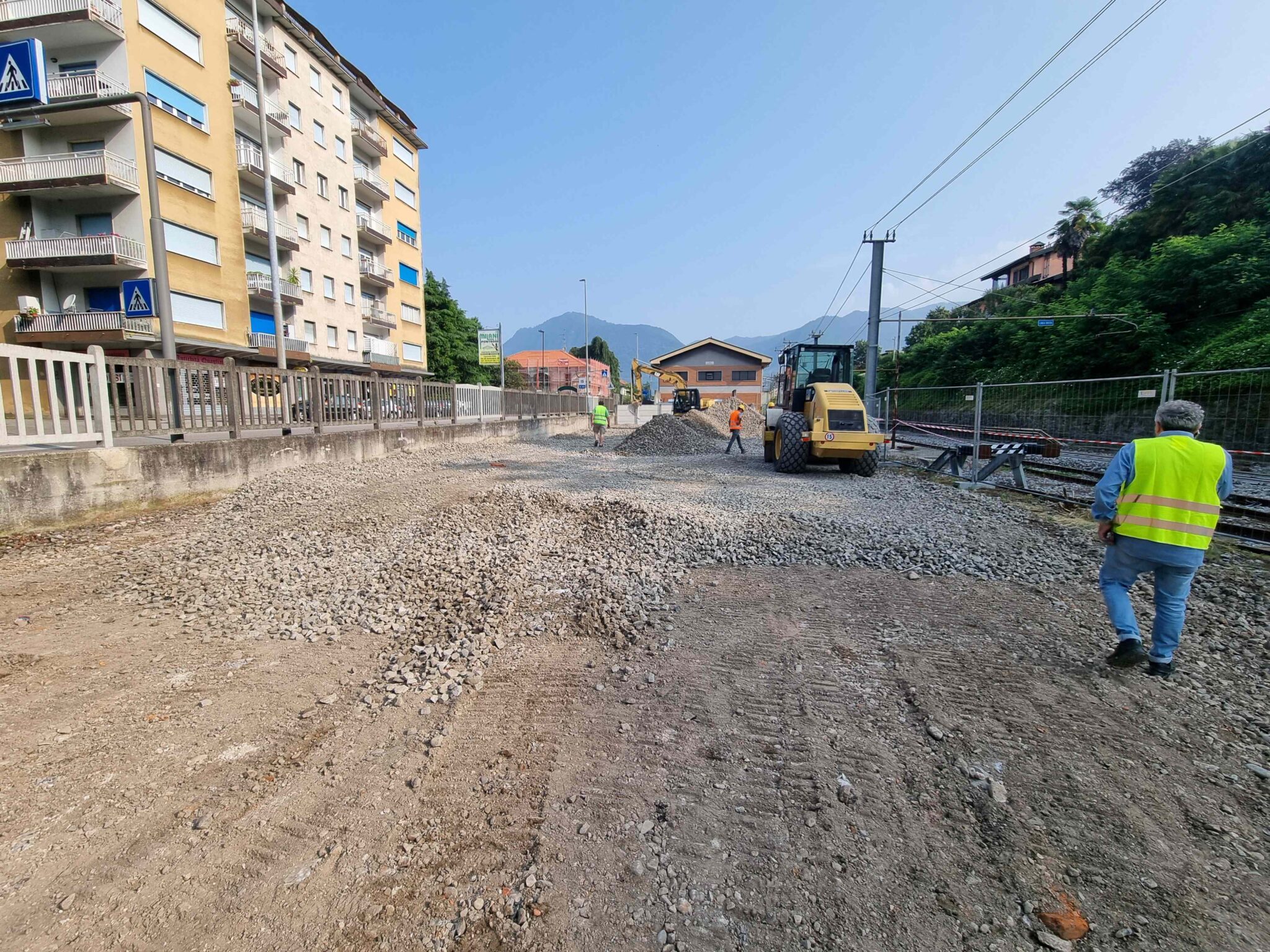 Cantiere raddoppio Gemonio Cittiglio