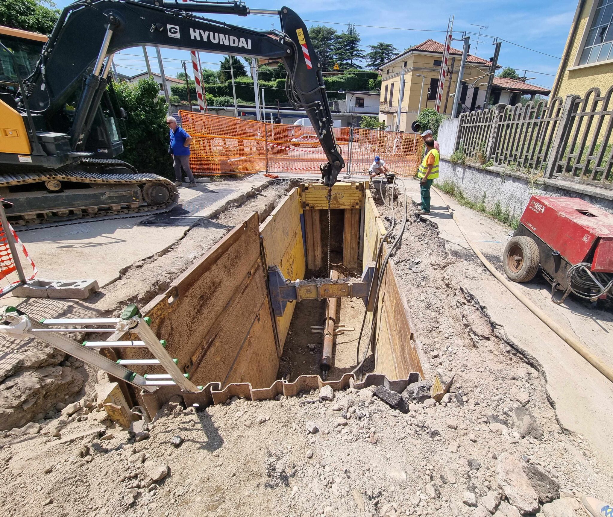 Cantiere raddoppio Gemonio Cittiglio 3