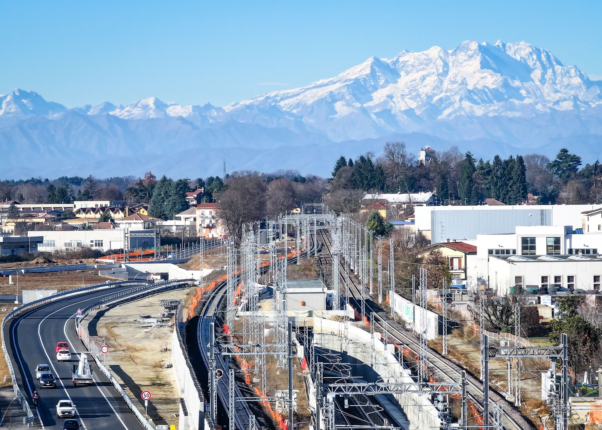nuovi binari e linea Sempione